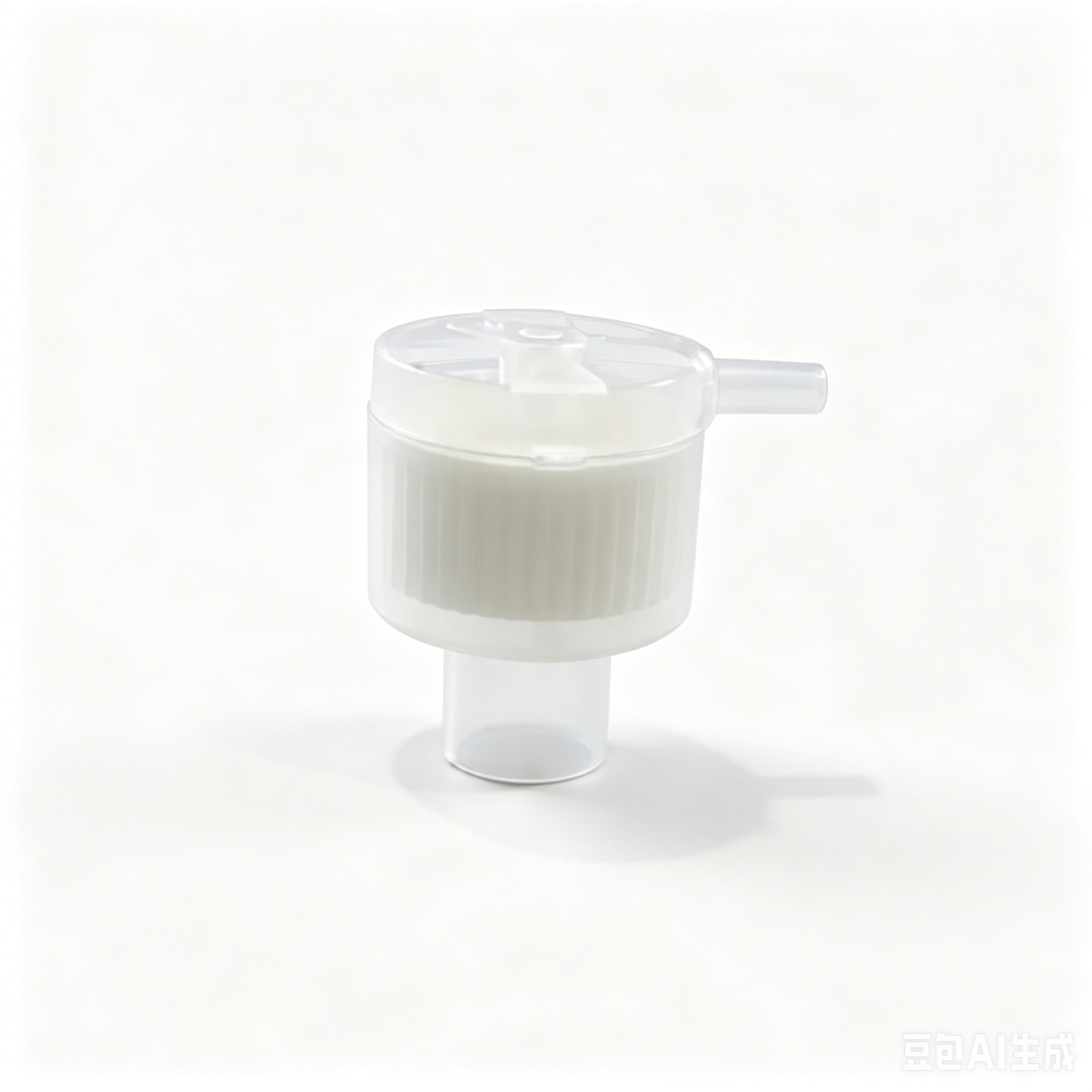 一次性 HME 过滤器 – 热湿交换过滤器，带 22mm/15mm 连接器，用于呼吸机和麻醉回路