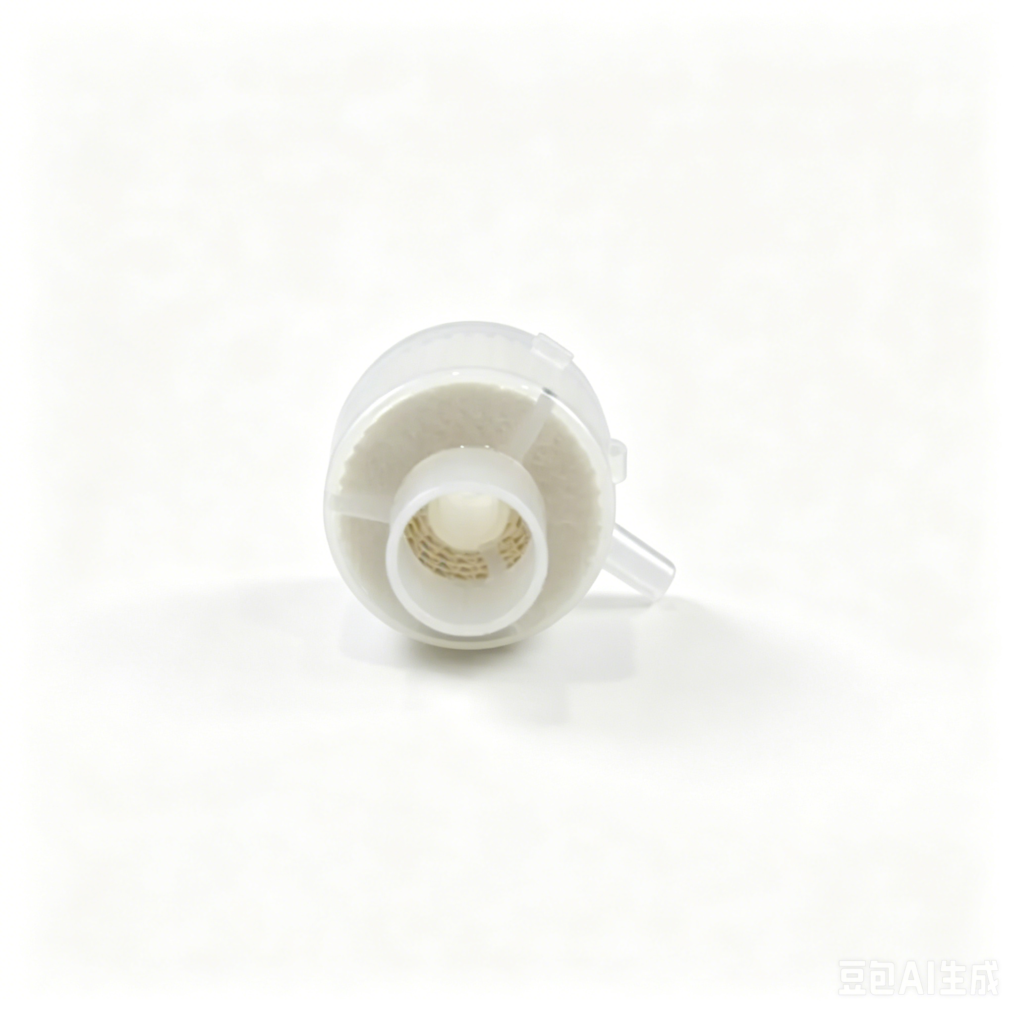 一次性 HME 过滤器 – 热湿交换过滤器，带 22mm/15mm 连接器，用于呼吸机和麻醉回路