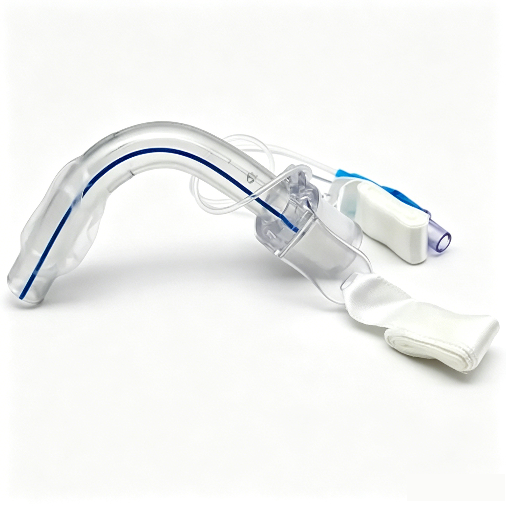 带 15mm 连接器的一次性标准单腔带套囊口腔气管插管 – 无菌 PVC ETT，带大容量低压套囊