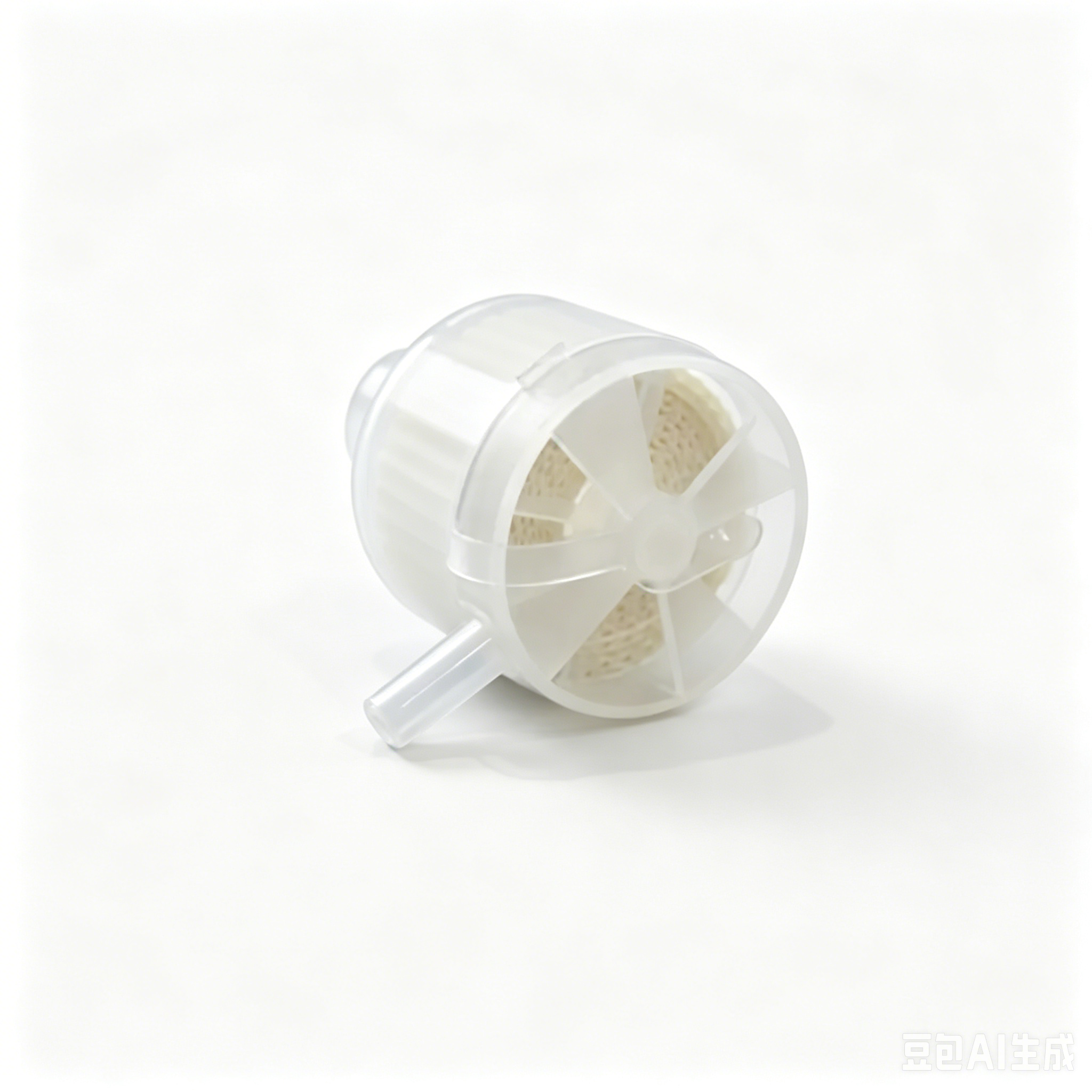 一次性 HME 过滤器 – 热湿交换过滤器，带 22mm/15mm 连接器，用于呼吸机和麻醉回路